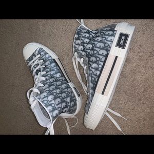 dior b23 hightop black&white